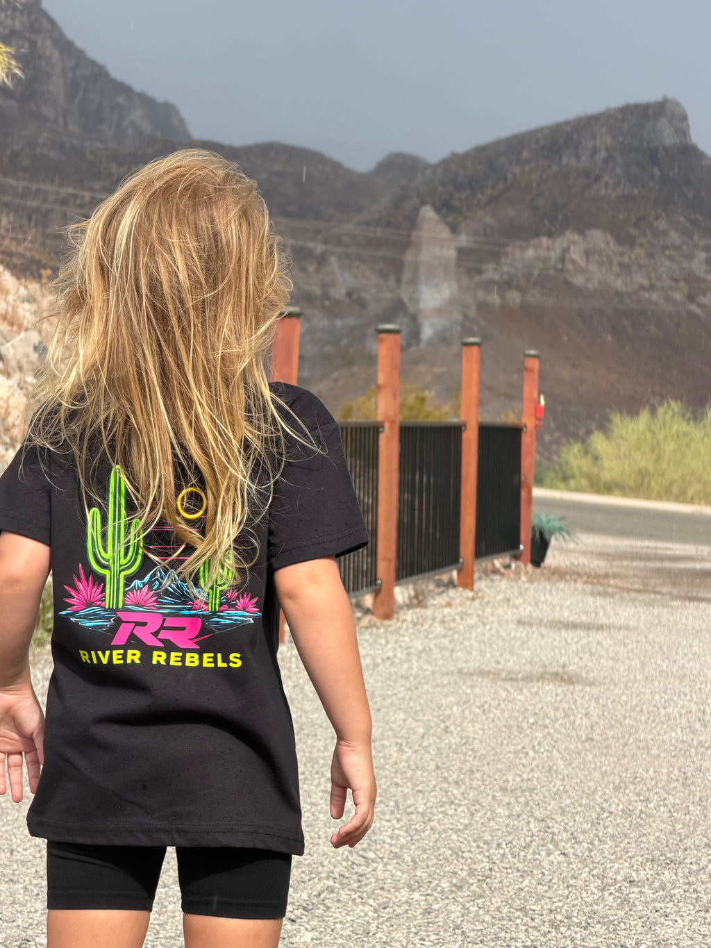 River Rebels Tee - Neon Desert